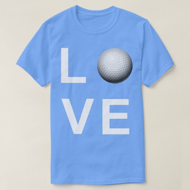 Kärlek i Golf T Shirt (Design framsida)