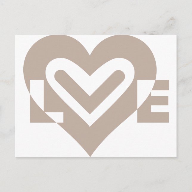 Kärlek i grått vykort (Framsida)