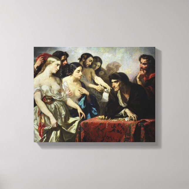 Kärlek i Guld, 1844 Canvastryck (Framsida)