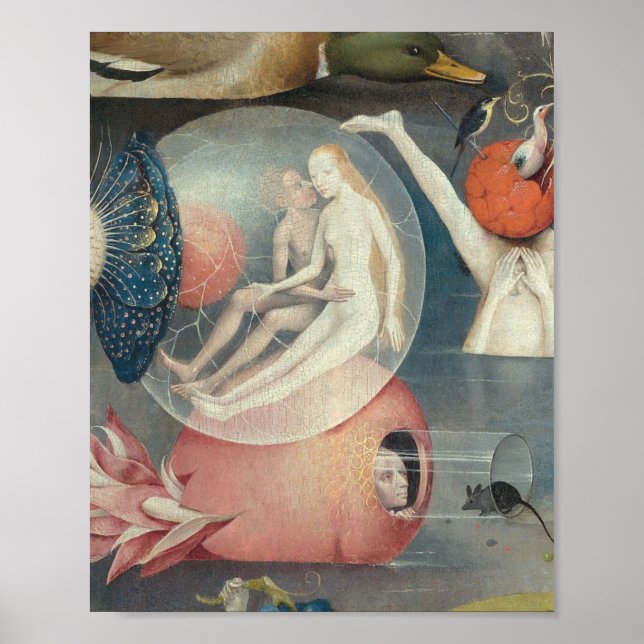 Kärlek i helvetet av Hieronymus Bosch Poster (Framsidan)