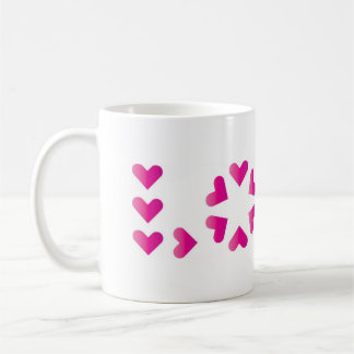KÄRLEK i hjärtan Kaffemugg