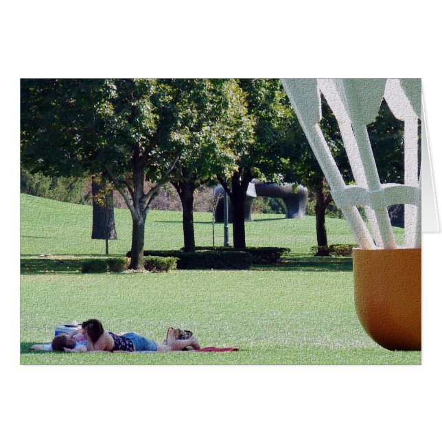 Kärlek i Kansas City Hälsningskort (Framsidan Horizontal)