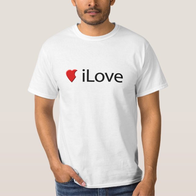Kärlek (I Kärlek) Manar-Shirt T Shirt (Framsida)