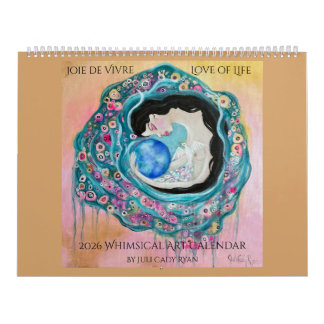 Kärlek i Life 2026 Whimsical Art Kalender