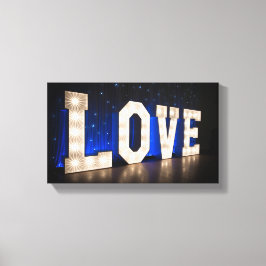 KÄRLEK i LJUS Canvastryck