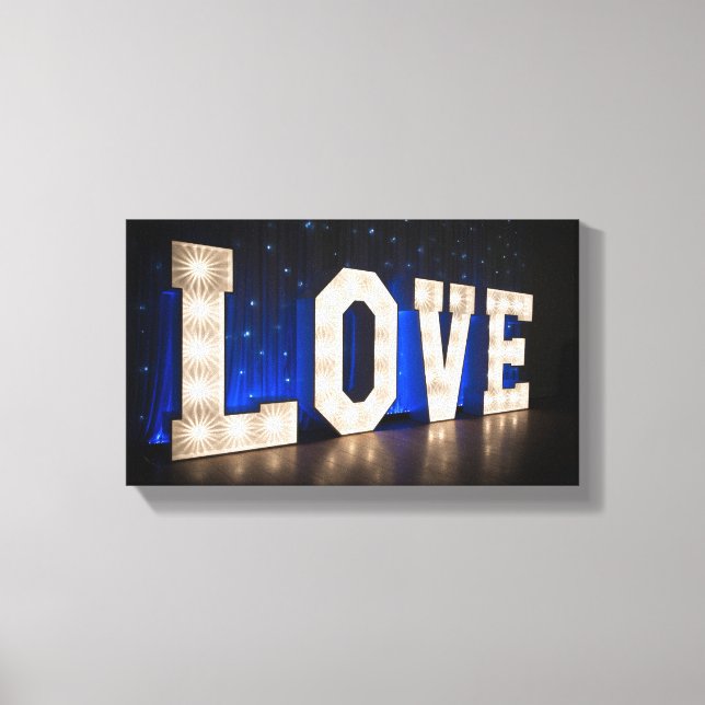 KÄRLEK i LJUS Canvastryck (Framsida)