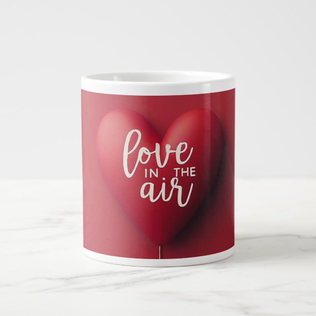 KÄRLEK i LUFT Jumbo Mugg (Framsidan)