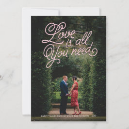 Kärlek i Luft Photo Valentine Julkort