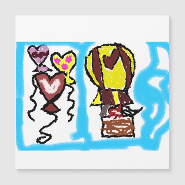 Kärlek i luft valentine (Framsida)