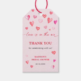 Kärlek i luften på bröllopsfesten Alla hjärtans da Presentetikett