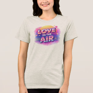 Kärlek i luften Retro 80-tals Valentine-tröja T Shirt