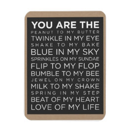 Kärlek i min livstid, 3 x 4-tums fotomagnet magnet