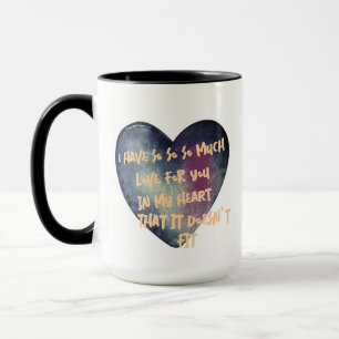 Kärlek i mitt hjärta Väntar Mugg, Perfekt Valentin Mugg