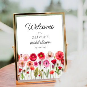 Kärlek i Möhippan Bloom Wilsdblomma Välkommen Poster