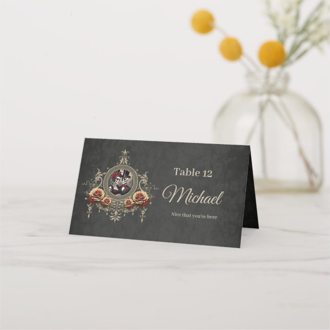 Kärlek i mörkret. placeringskort (Framsida)