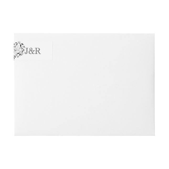 Kärlek i någon språklig Bröllop-figursättning runt Etikettband (Framsidan)