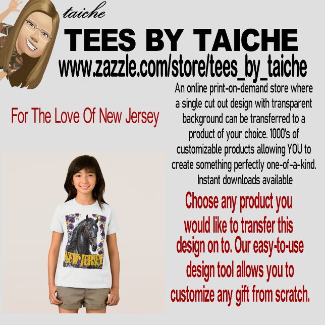 KÄRLEK i NEW JERSEY T Shirt (Skapare uppladdad)