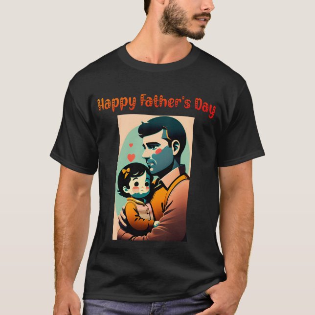 Kärlek i Pappor: Fars dag Firande T Shirt (Framsida)