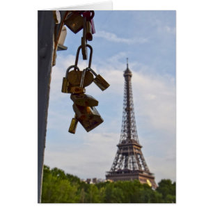 Kärlek i Paris Hälsningskort