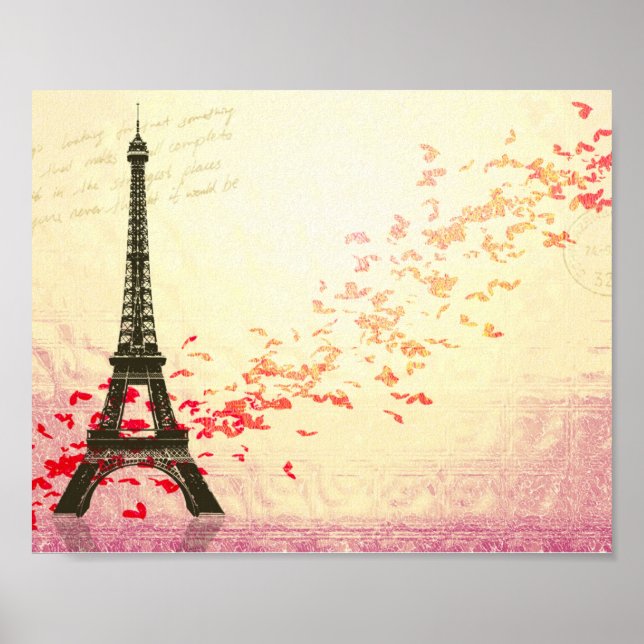 Kärlek i Paris under våren Poster (Framsidan)