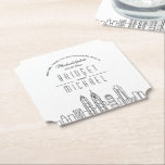 Kärlek i Philadelphia | City Skyline Välkommen Underlägg Papper<br><div class="desc">En unik kondensator med dekortecken, skräddarsydd speciellt för din framtida bröllop, repetitionsmiddag eller förlovningsfest i den vackra staden Philadelphia i Pennsylvania. De har ett hälsning överst, följt av staden namn och datumet för bröllop eller evenemanget. Under detta finns namn från paret bröllop i ett unikt och komplementärt öppet stil. Den...</div>