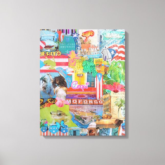 Kärlek i Puerto Rico Canvastryck (Framsida)