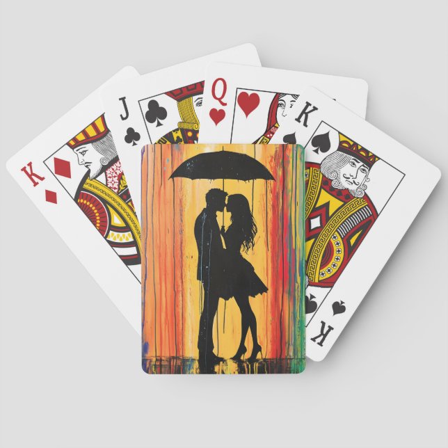 Kärlek i Rainbows Casinokort (Baksidan)