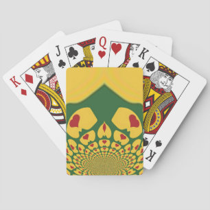 Kärlek i Rasta Färg: Reggae Hearts Casinokort