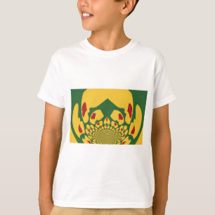 Kärlek i Rasta Färg: Reggae Hearts Tee Shirt