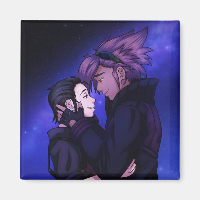 Kärlek i rymden magnet (Framsidan)