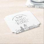 Kärlek i San Diego | City Skyline Välkommen Underlägg Papper<br><div class="desc">En unik dekoskylintemad uppsättning drinkar skräddarsydd specifikt för din framtida bröllop, repetitionsmiddag eller förlovningsfest i den vackra staden San Diego i Kalifornien. De har ett hälsning överst, följt av staden namn och datumet för bröllop eller evenemanget. Under detta finns namn från paret bröllop i ett unikt och komplementärt öppet stil....</div>