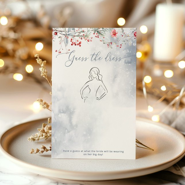 Kärlek i snö Gissa matchen för möhippa av klänning (Skapare uppladdad)