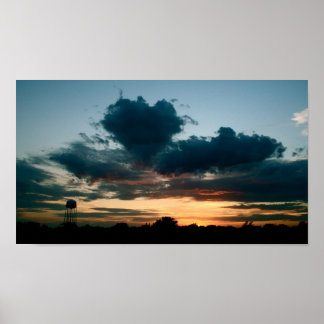 KÄRLEK i solnedgång Poster