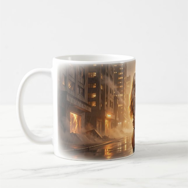 Kärlek i stormen Urban par omfamning Mugg (Vänster)