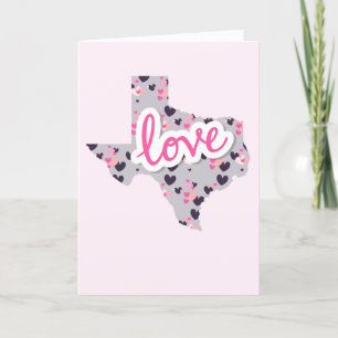 Kärlek i Texas - Alla hjärtans dag Helgkort