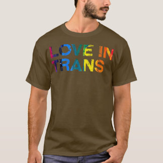 Kärlek i Trans LGBTQ Pride Monte Pride HGBT Commun T Shirt