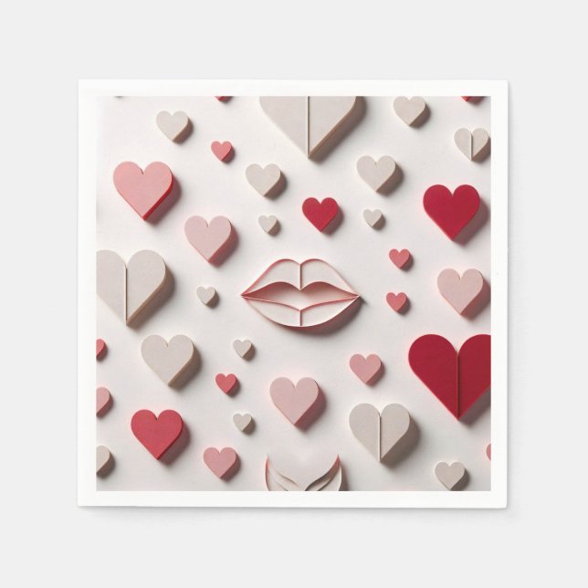Kärlek i varje Bita Pappersservett (Framsidan)