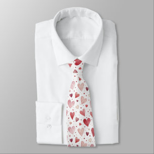 Kärlek i vattenfärg - Whimsical Heart Mönster Slips