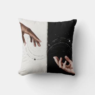 Kärlek i vitt skript med pulverpil för Anpassnings Kudde