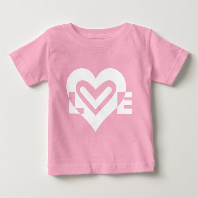 Kärlek i vitt t shirt (Framsida)