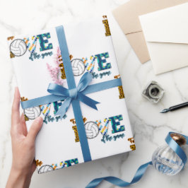 Kärlek i Volleyball Mamma Leopard Presentpapper