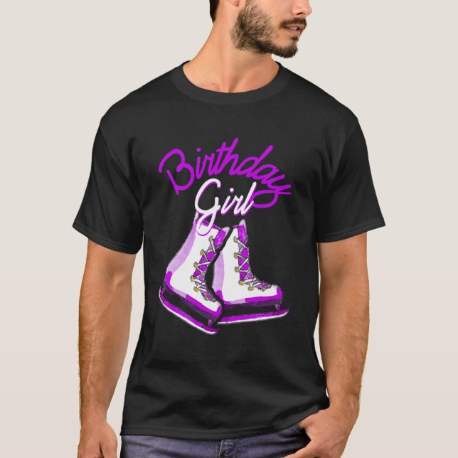 Kärlek Ice Skating Kärlek Ice Py T Shirt (Framsida)