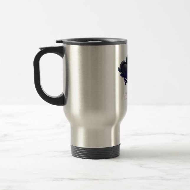 Kärlek Ignites Drink Mugg (Vänster)