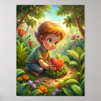 kärlek in Bloom Poster