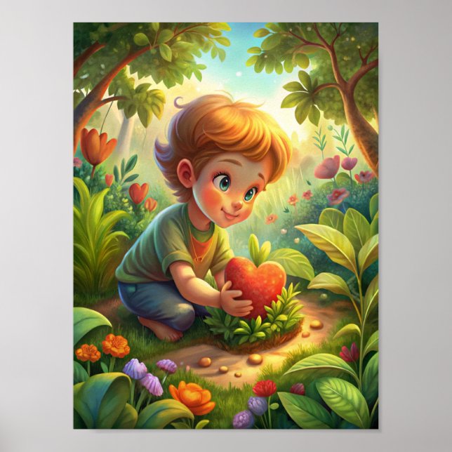 kärlek in Bloom Poster (Framsidan)