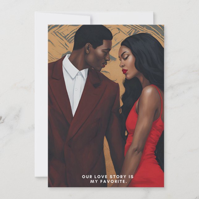 Kärlek Inbjudningar (Framsida)