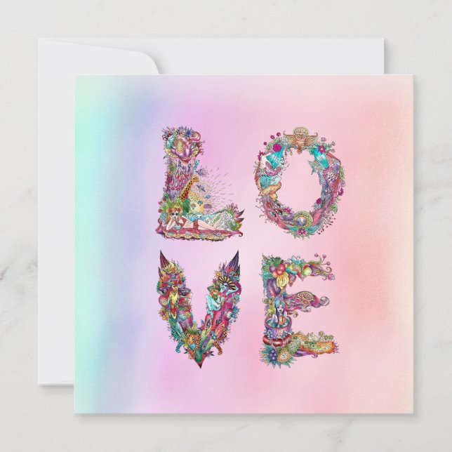 KÄRLEK INBJUDNINGAR (Framsida)