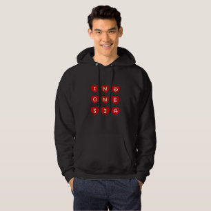 Kärlek Indonesien t-shirt, indonesisk manar top ho Hoodie