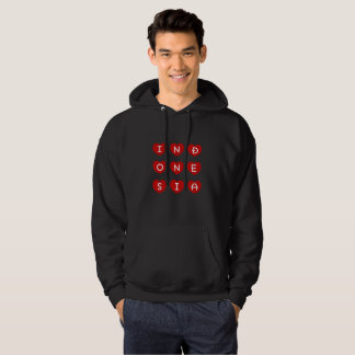Kärlek Indonesien t-shirt, indonesisk manar top ho Hoodie