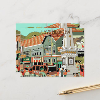 KÄRLEK INDONESIEN VYKORT